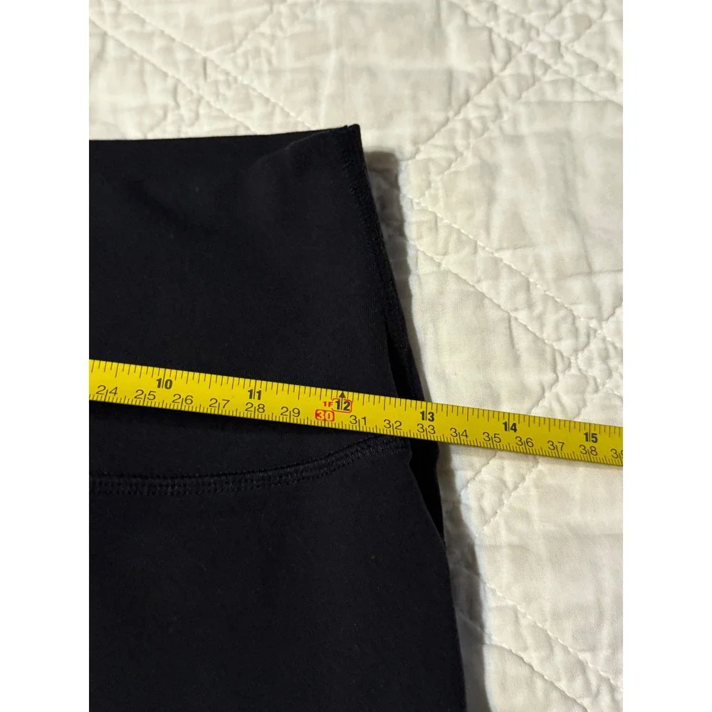 Alo Yoga Moto Leggings Women S Black Faux Leather Mesh High Waist Yoga Pants